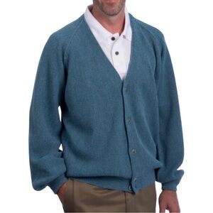 Alpaca Golf Cardigan "Retro Pro" Professional Cardigan Size XL